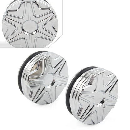 CNC Swingarm Pivot Bolt Covers for Harley V-Rod 2006-2017 ( Covers)