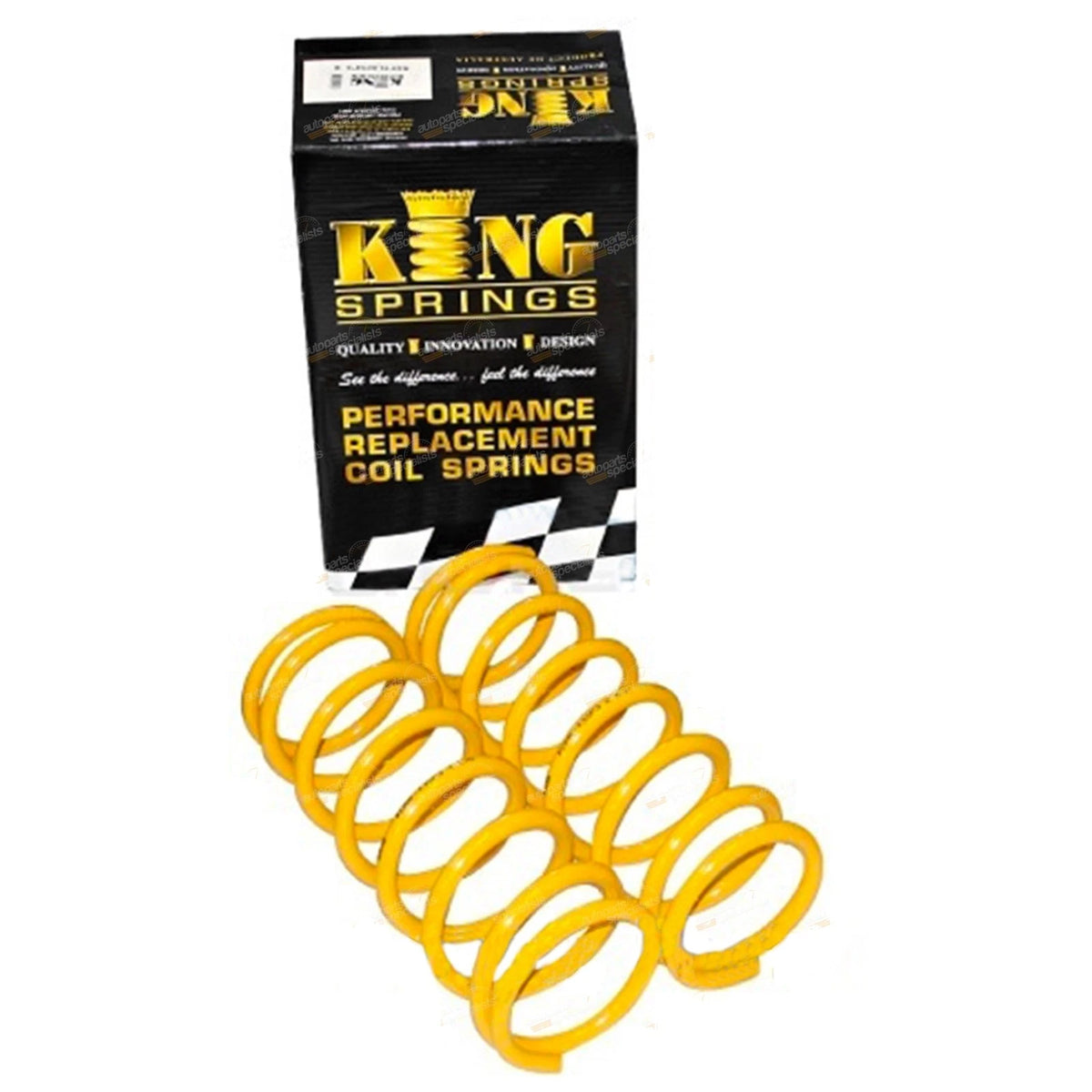 Front Pair OE Height Coil Springs for Ford Falcon XR8 ED EF EL Kings Springs