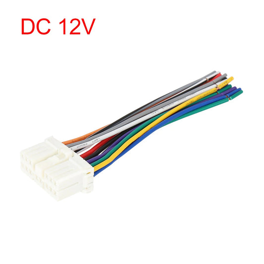12V 14 Pin Auto Female DVD Radio Wire Harness Adapter for Subaru
