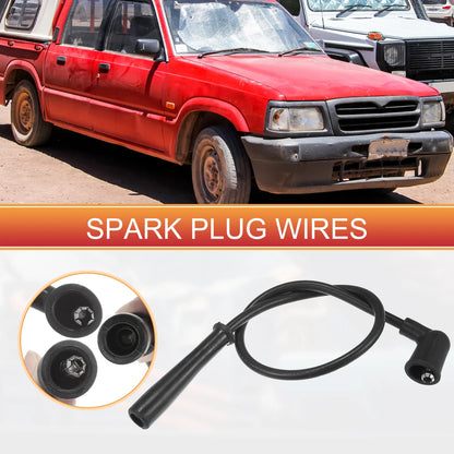 5pcs Spark Plug Wire Ignition Coil Cable for Mazda B2200 B2600 (1986-1993)