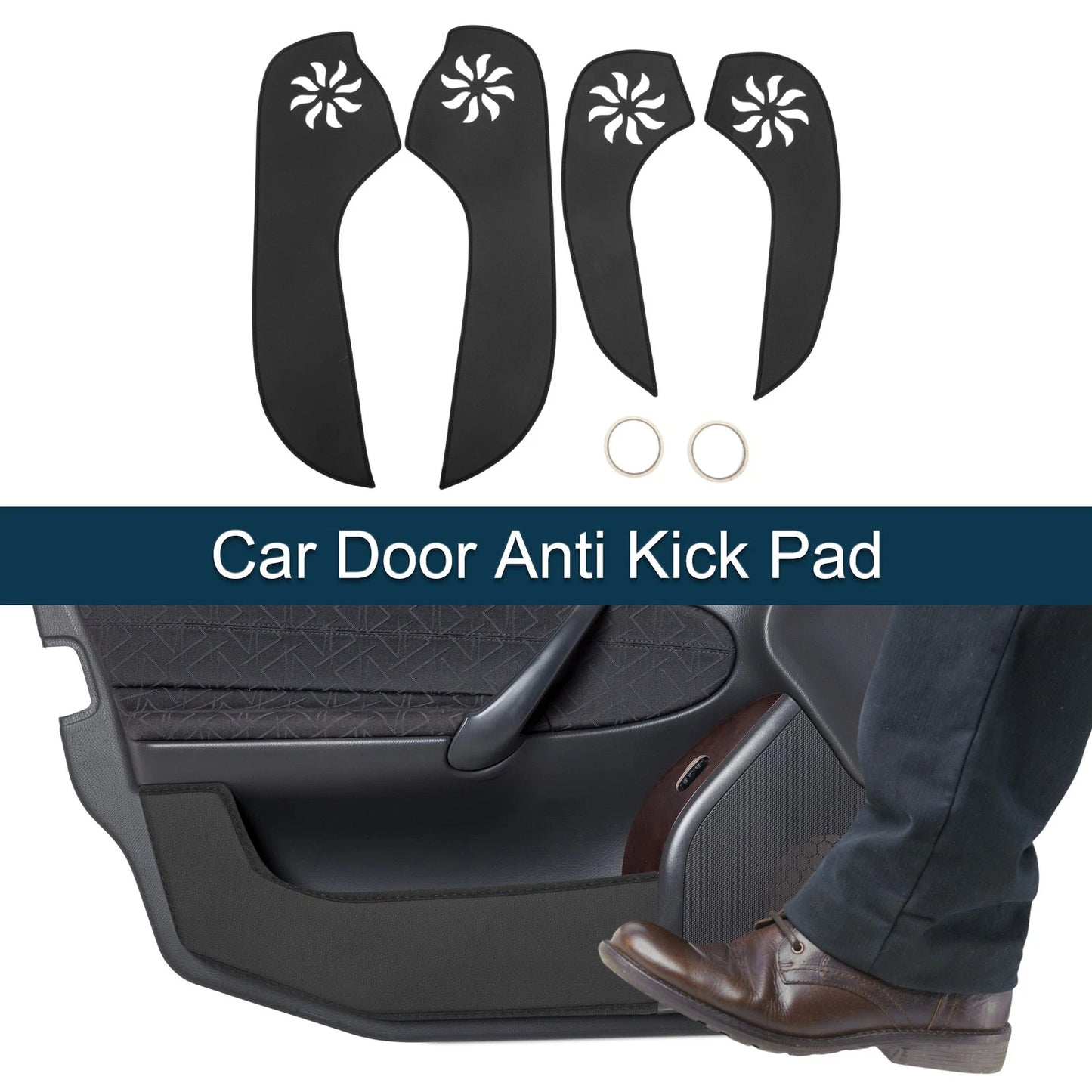 Car Door Anti Kick Pad Sticker Protector Black for Buick Regal (2009–2015)