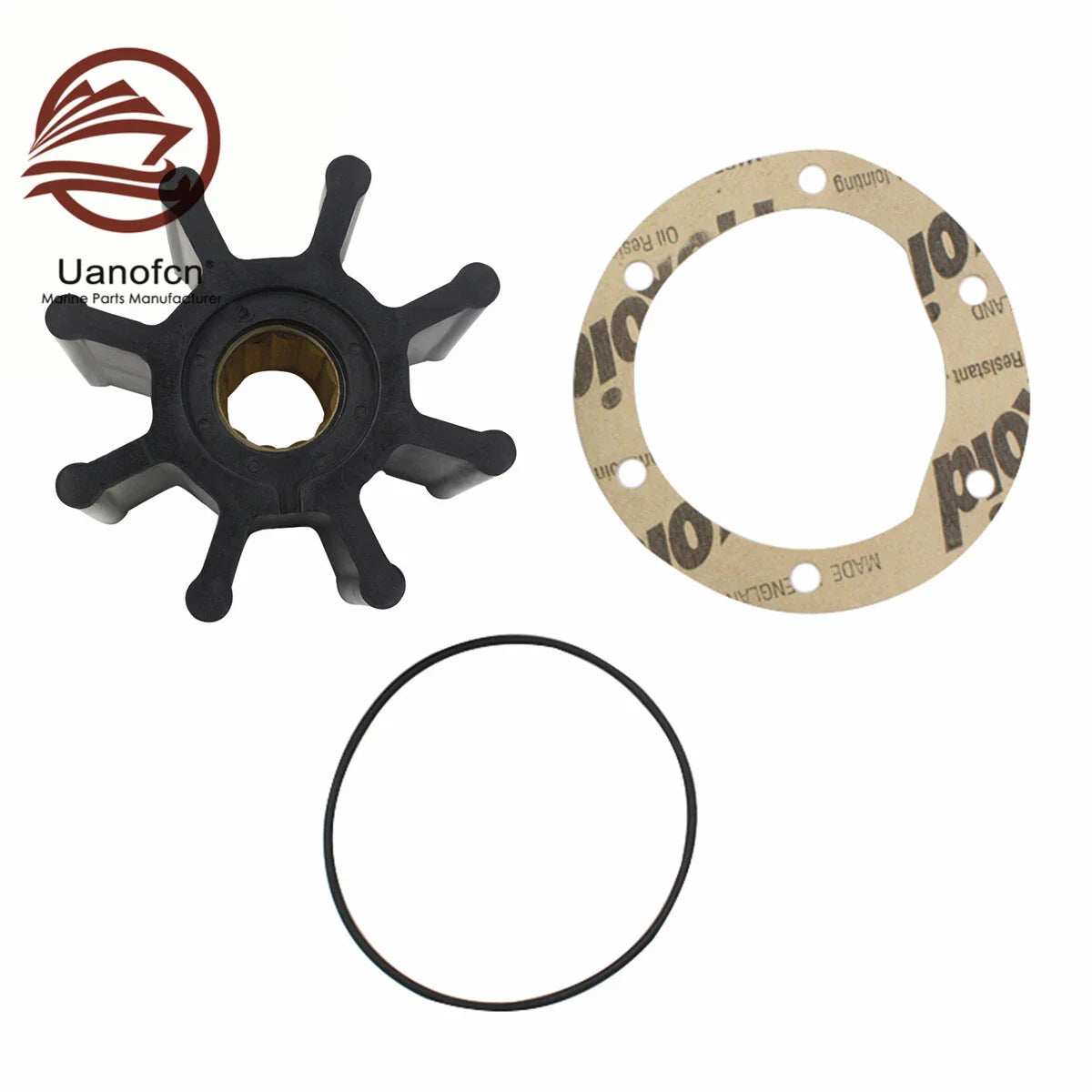 Inboard Engine Water Pump Impeller for Jabsco/Johnson (40-60HP)