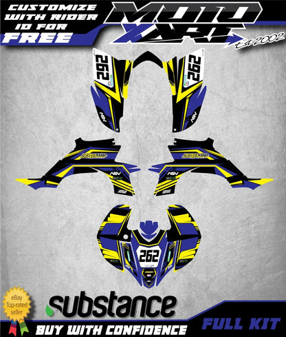 Yamaha YFZ Graphics STRIKE Style Stickers Decals (2003-2008)