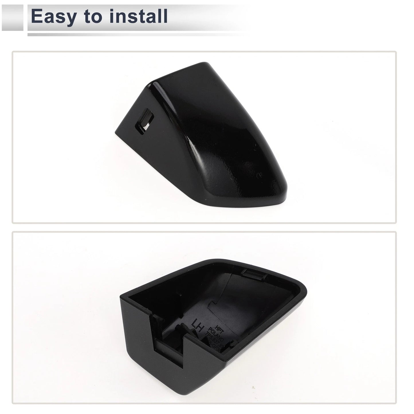 Front Left Door Handle Cover for Porsche Cayenne (2011 - 2017) Black