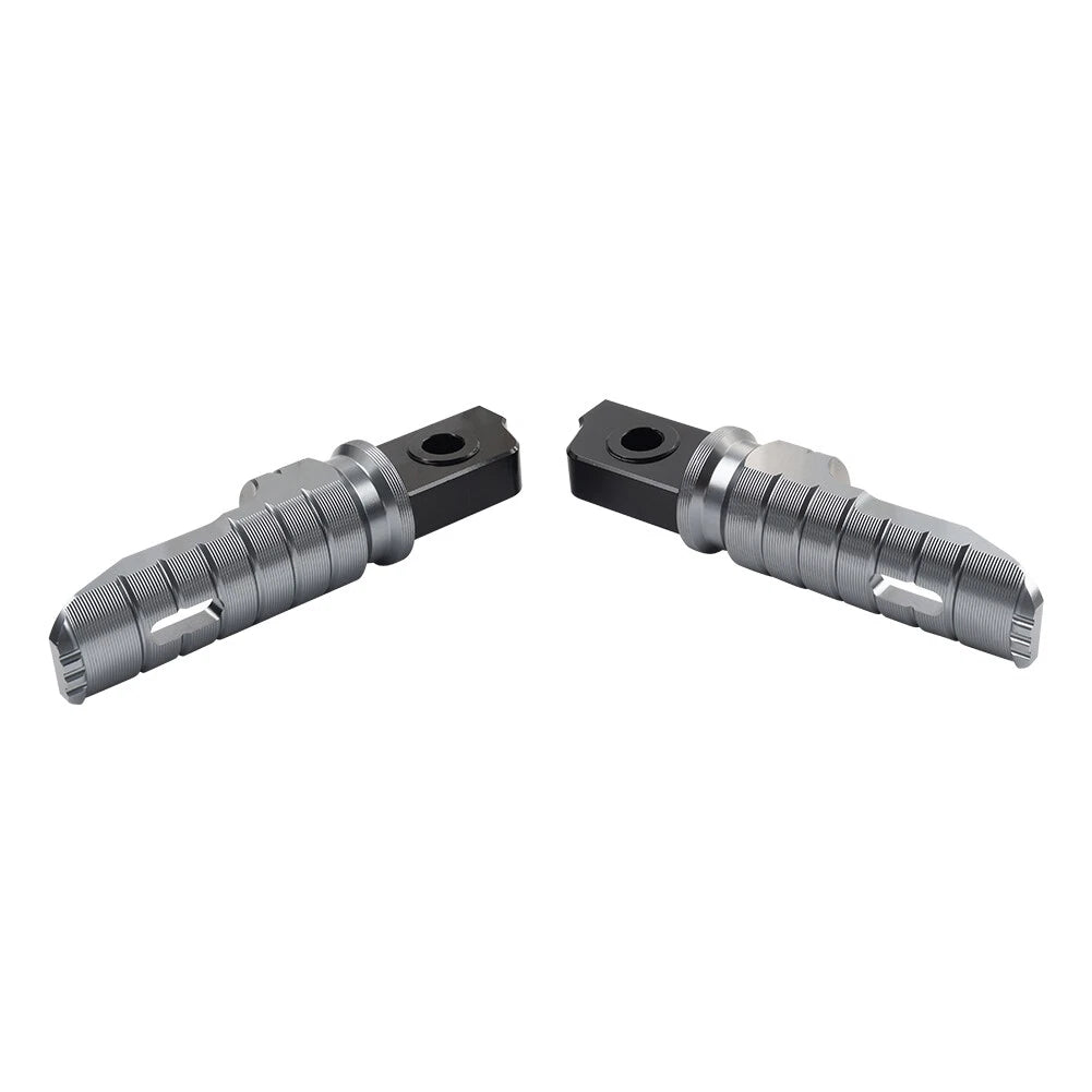 Gray Front Footrest Pegs for Aprilia APR 150 GPR 125 150 250 RS125 Tuono 125