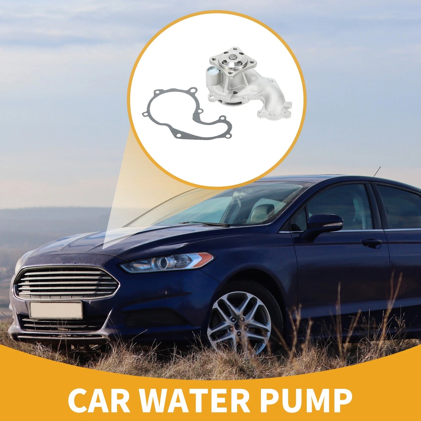 Water Pump with Gasket for Ford Focus (1999)