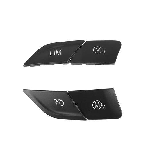 10x Steering Wheel Button Caps for BMW 5 Series F10 F11 F18 (2011-2017)