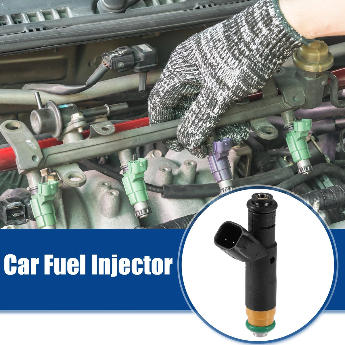 6 Pcs Fuel Injector Nozzle for Ford F-150 4.2L V6 (2002-2003)