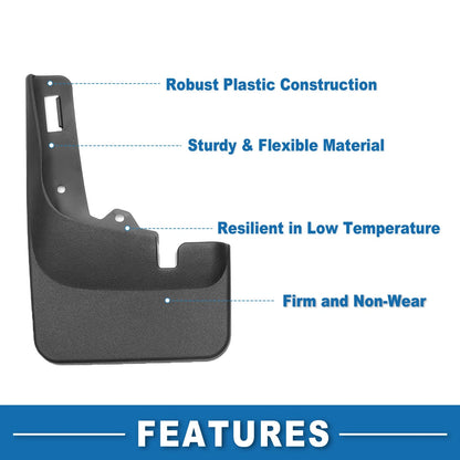 Mud Flap Splash Guard for Ford F150 (2022-2024)
