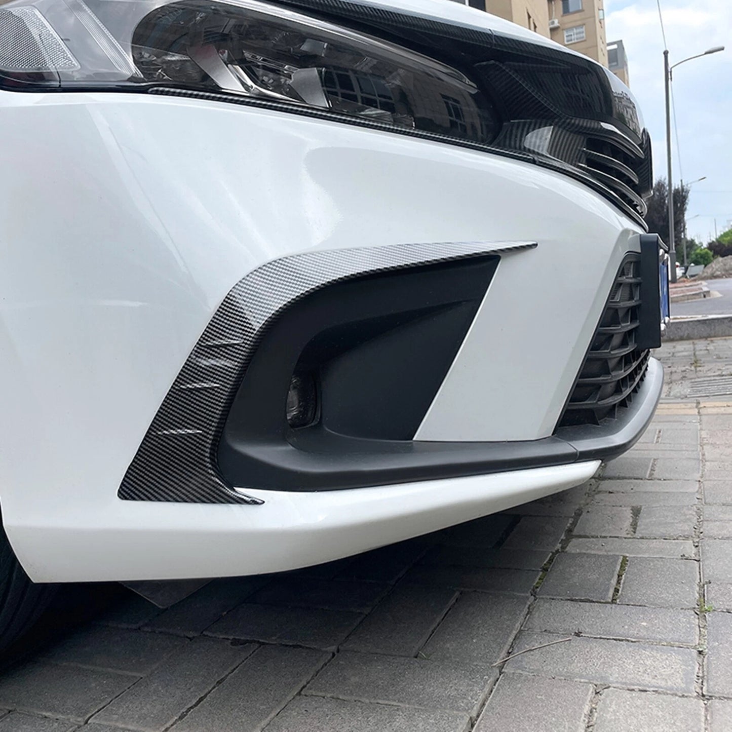 Front Side Spoiler Air Vent Trim Cover for Honda Civic (2021 - )