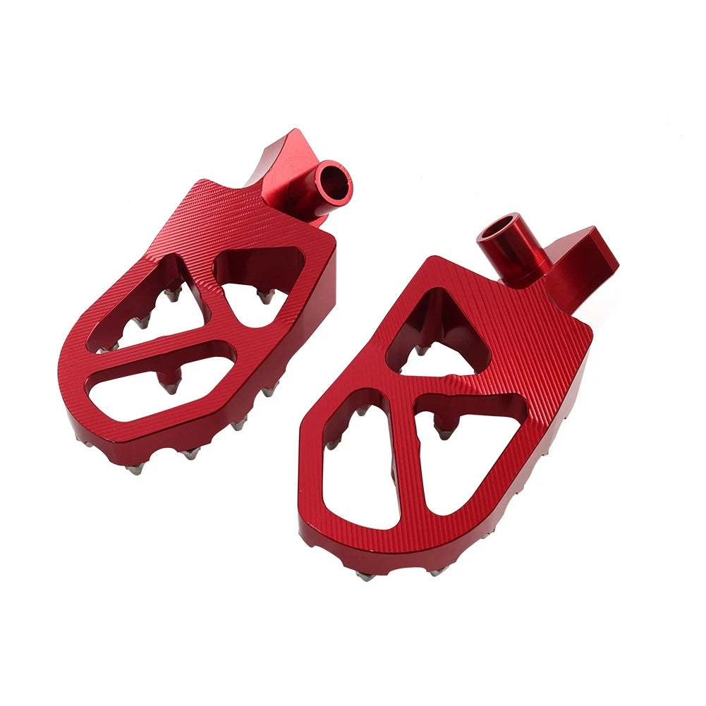 Red CNC Foot Pegs for Honda CR50 CR125R CR250R (1995-2001) 2 x Rests Pedals