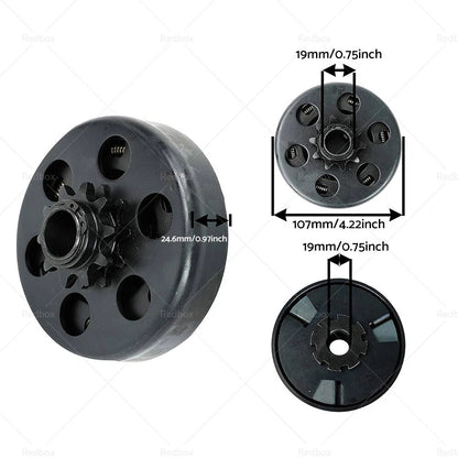 Centrifugal Clutch 3/4" Bore 10 Tooth + #420 Chain for Honda Baja