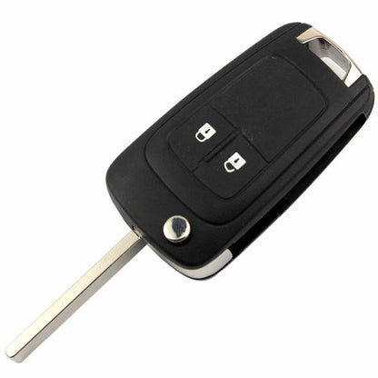 2 Button Fob Remote Cover Uncut Blade Key Case For Vauxhall Opel Astra Insignia