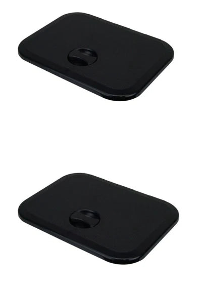 Access Hatch for Caravan Boat Locker Black 375x280 Made in Italy X 2