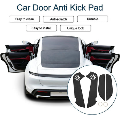 Car Door Anti Kick Pad Sticker Protector 1 Set for Toyota Corolla (2014–2019)