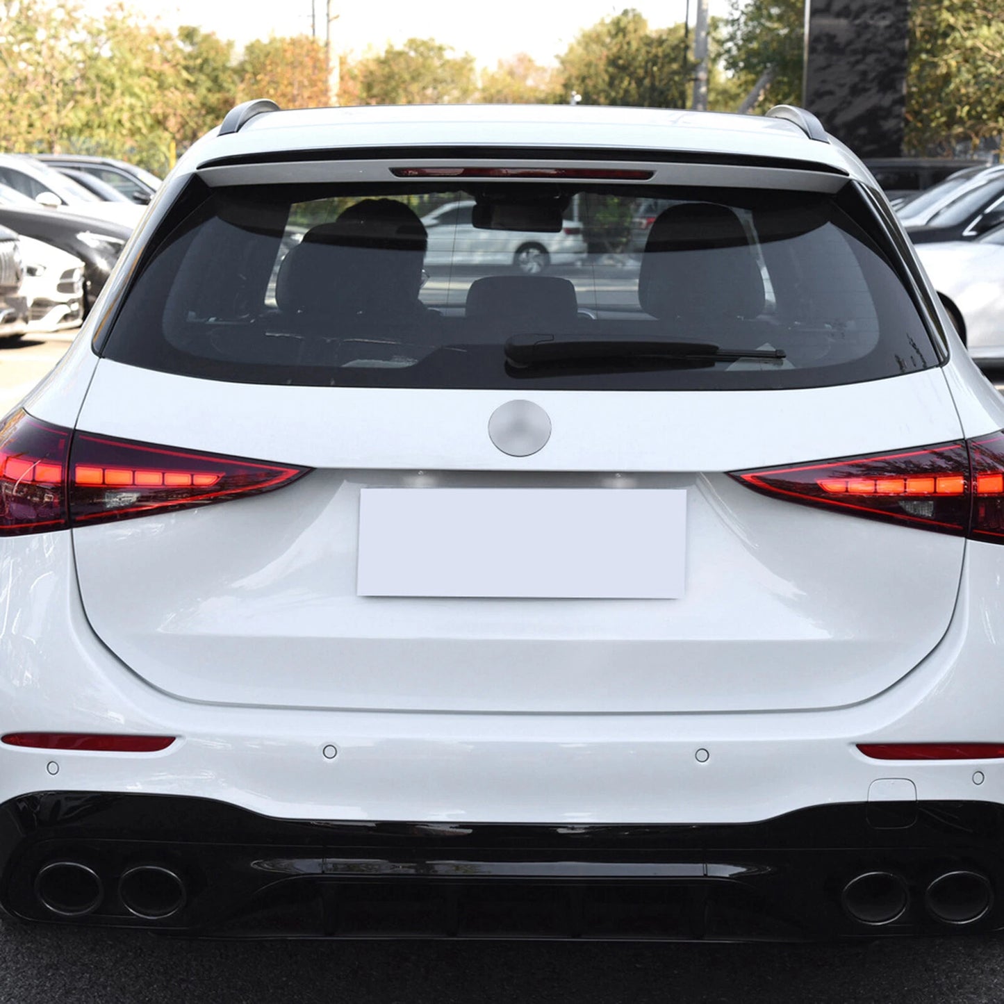 Rear Boot Spoiler Lip for Benz S206 Estate Wagon (2022-2024)