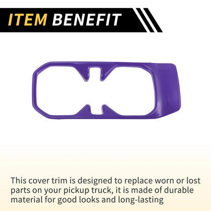 Cup Holder Cover Trim for Jeep Wrangler JL JLU (2018-2024) Purple 1 x Pc