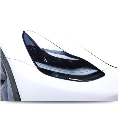 Car Smoke Black TPU Rear Lamp Parking Light Protect Film For Tesla Model 3 2016+
