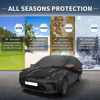 Waterproof Aluminum Film Car Cover for Kia Rio Sedan