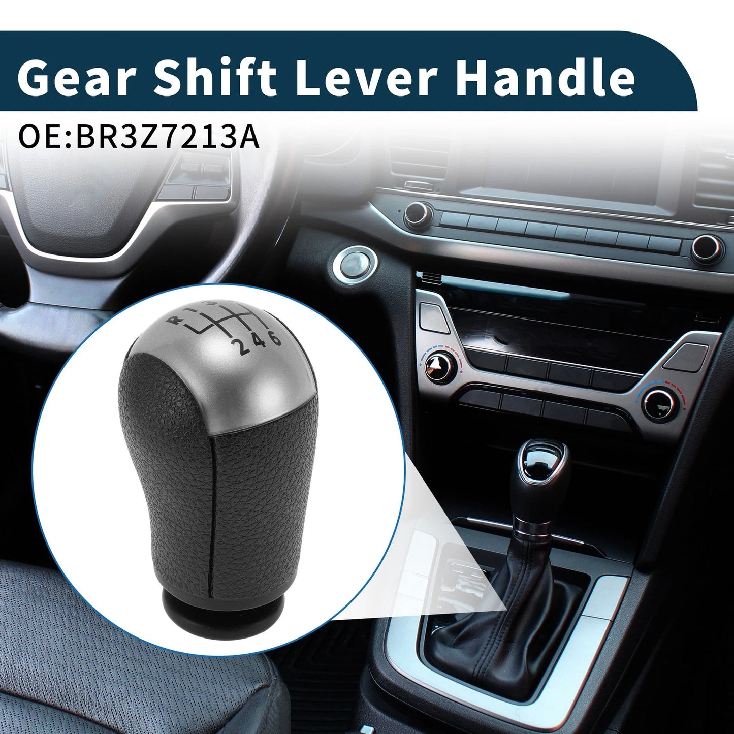 Manual Transmission Gear Shift Knob for Ford Mustang (2015-2023)