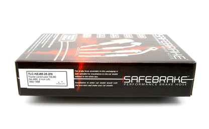 Brake Line Kit for Landcruiser HDJ/HZJ80R (1992-1998) - No ABS, 2 Inch Lift