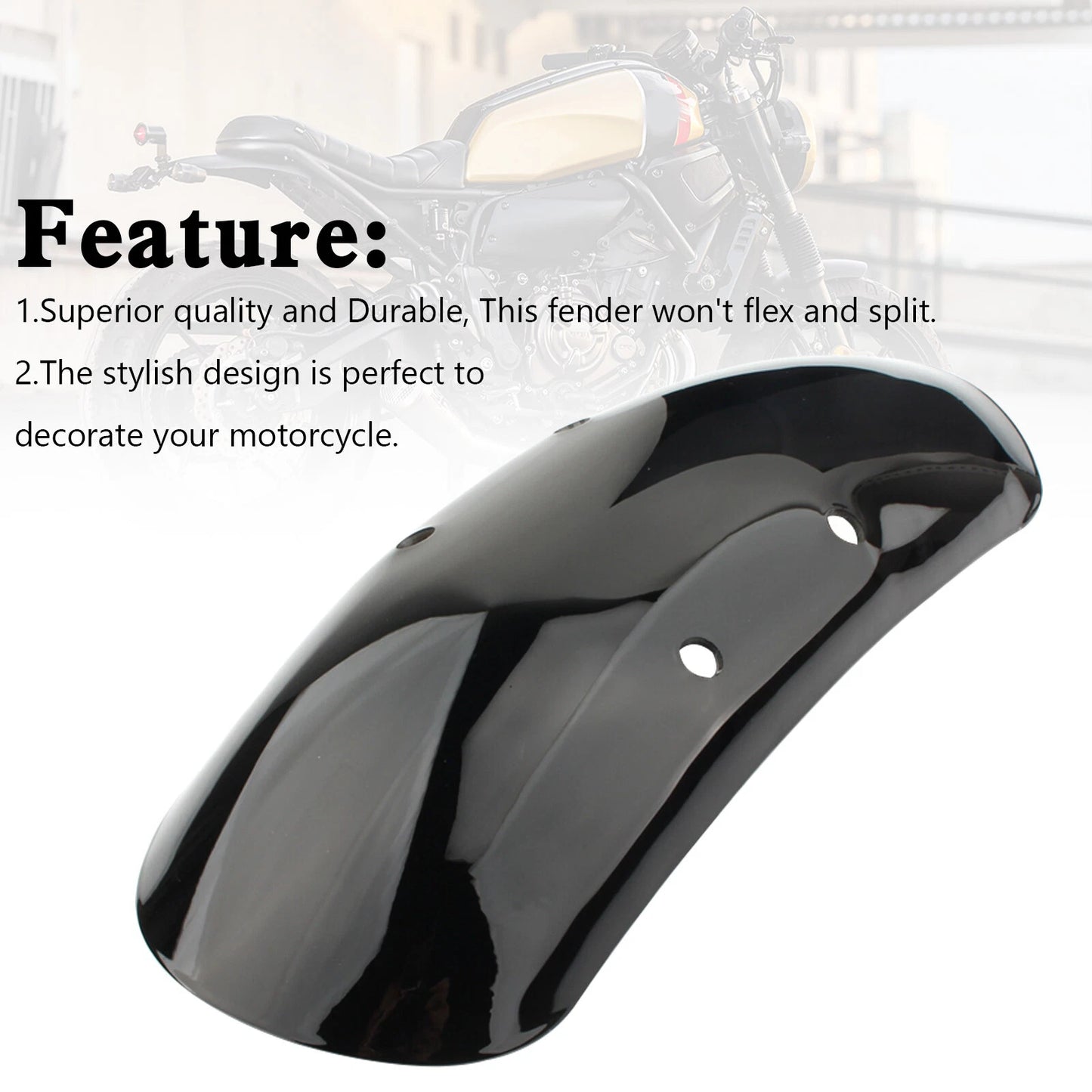 ABS Fender for Moto Guzzi V7 III, V7 II, Stone, Special, Nevada (2017-2023)