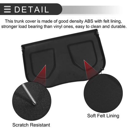 Rear Parcel Shelf Boot Load Cover for Toyota CHR (2016-2021) Black