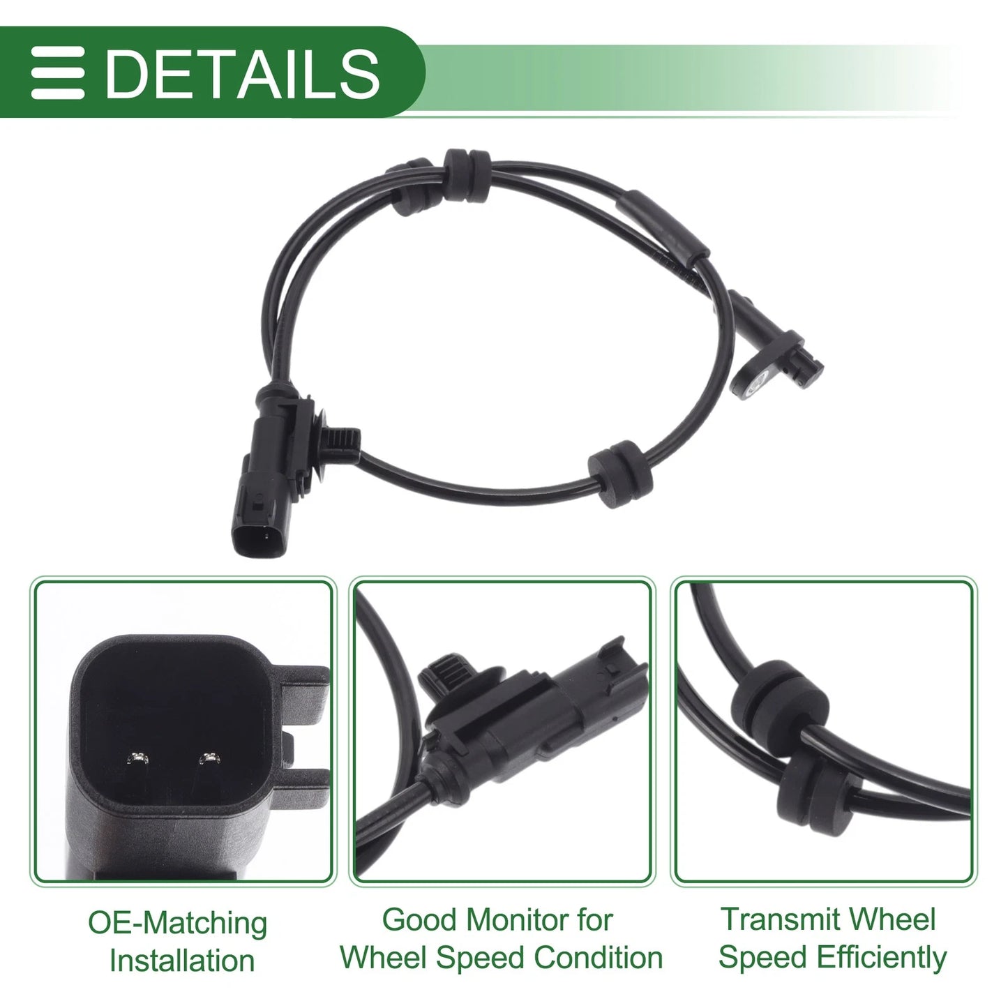 ABS Wheel Speed Sensor for Ford Fiesta (2011-2014) - 1 x Sensor
