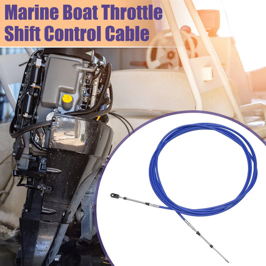 Cable / 700cm 24FT 33C/3300 / Throttle Shift Control Cable Blue for Yamaha