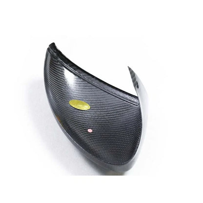 100%Carbon Stick-on Side Mirror Cover Caps for Porsche 718 Boxster Cayman Spyder