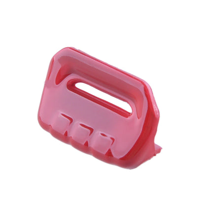 4 x Red Window Control Button Cover Trim for Jeep Wrangler (2018-2022)