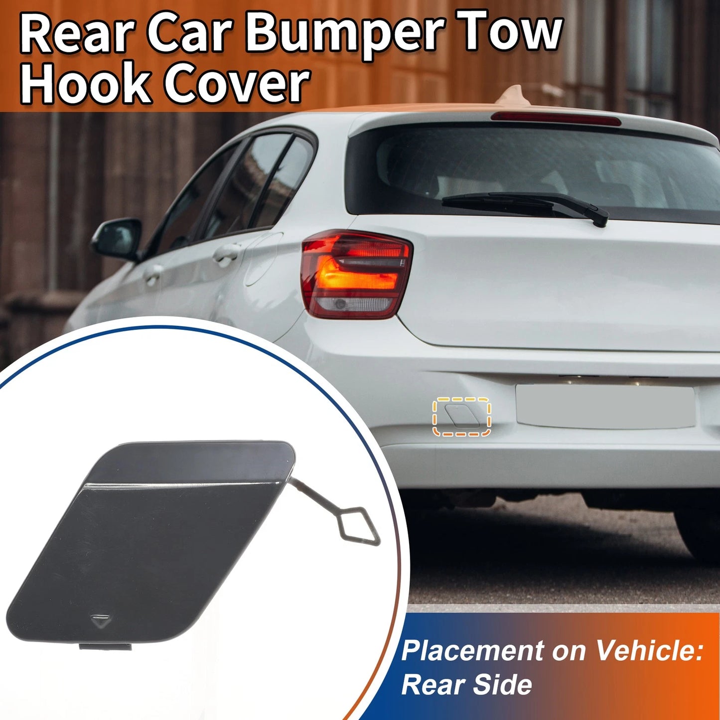 Rear Tow Hook Cover for BMW 1 Series F20 (2011-2019)