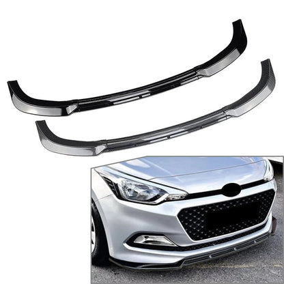 Front Bumper Spoiler Splitter Lip for Hyundai I20 MK2 (2015-2017)
