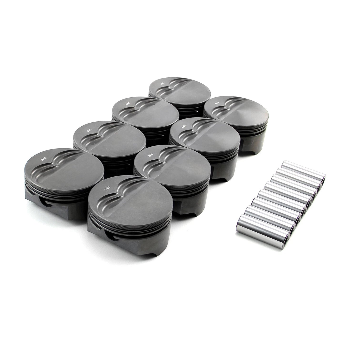 Flat Top Hyper Pistons  6.0" for Chevy SBC 383