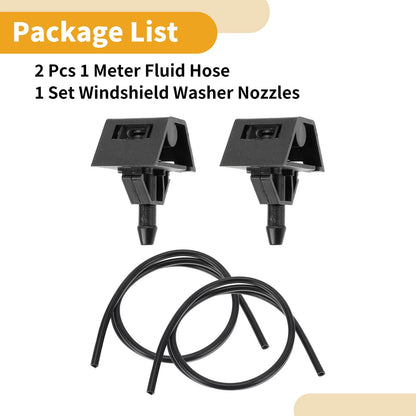Windshield Washer Nozzle Kit for Nissan Qashqai (2008-2018)