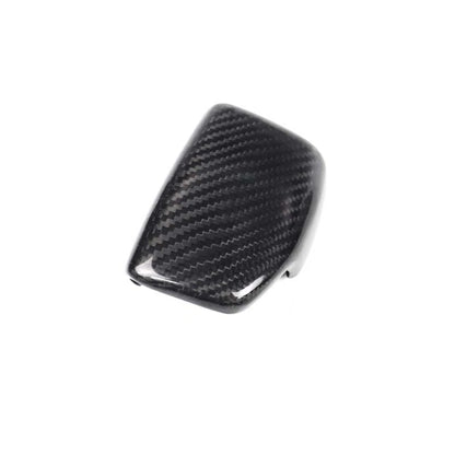 Real Carbon Fiber Gear Shift Knob Head Cover Trim For Audi A4 S4 B9 2016-2018
