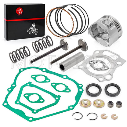 Top End Kit Piston Valve Gasket for Yamaha Golf G16G20