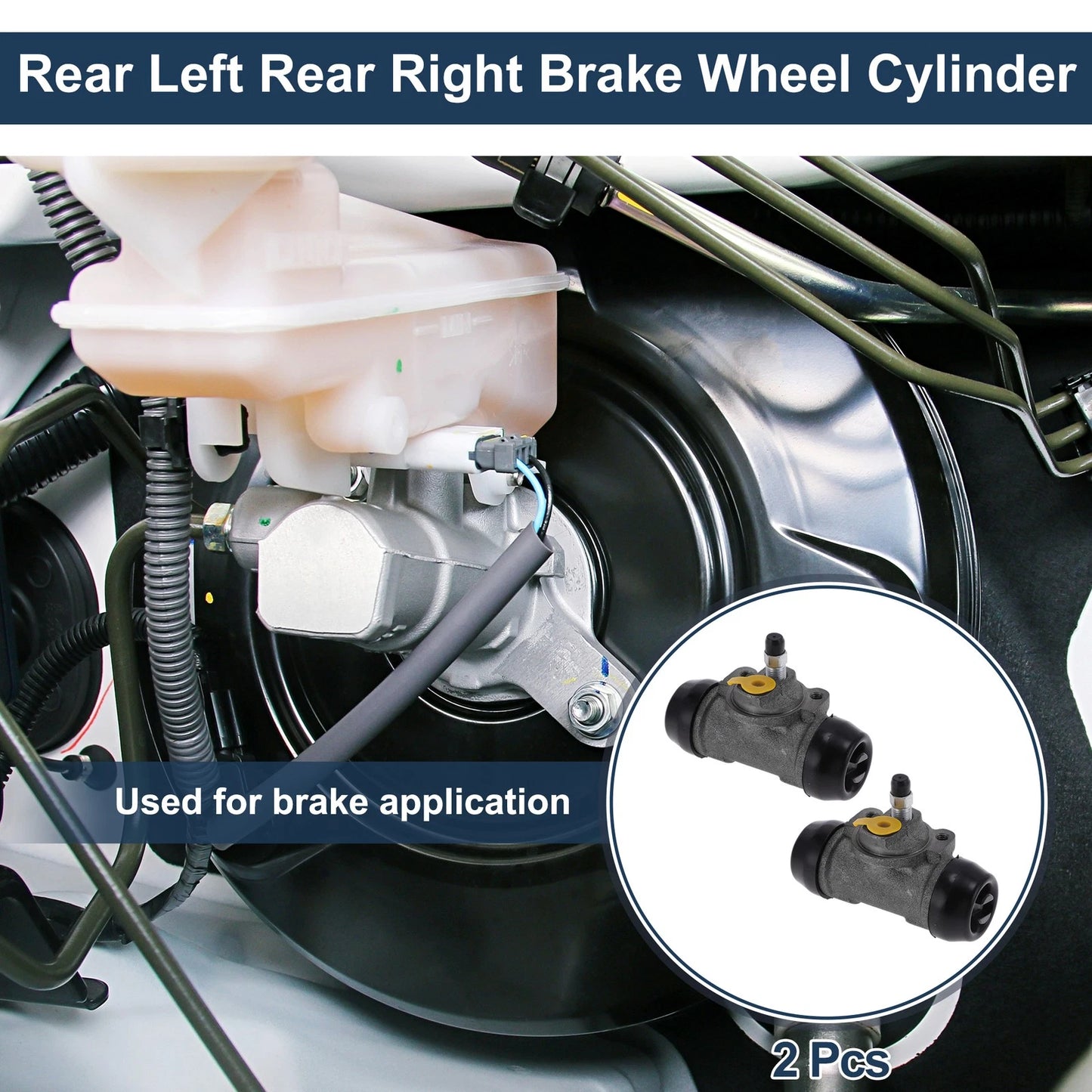 2 x Rear Left/Rear Right Brake Wheel Cylinder for Toyota Pickup (1987–1990)