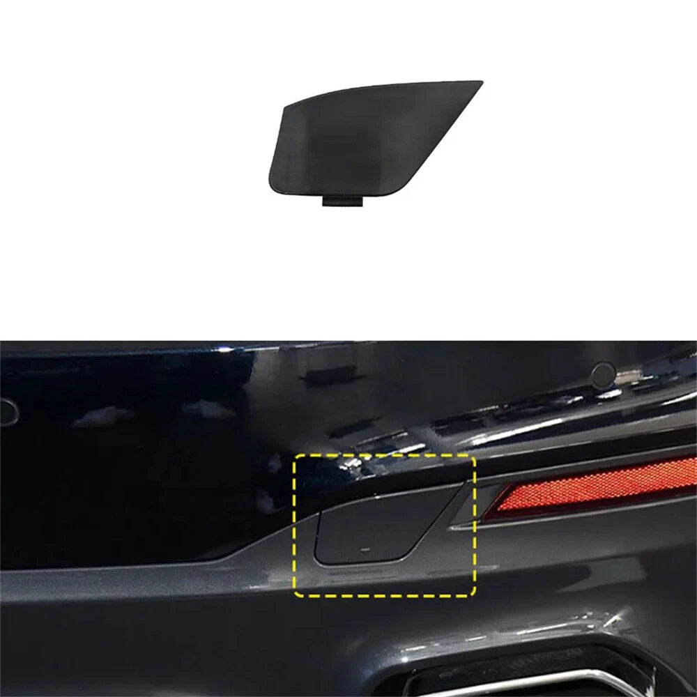 Unpainted Rear Tow Hook Cover for BMW 5 Series G30 G38 M Sports (2017-2023)