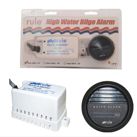 Highwater Bilge Alarm Kit 12V with Debris Guard for Rule Models