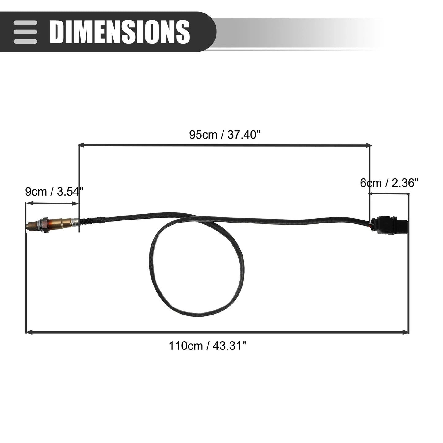 O2 Oxygen Sensor for Ford Escape 2012-2015 (2 x Upstream Sensors)