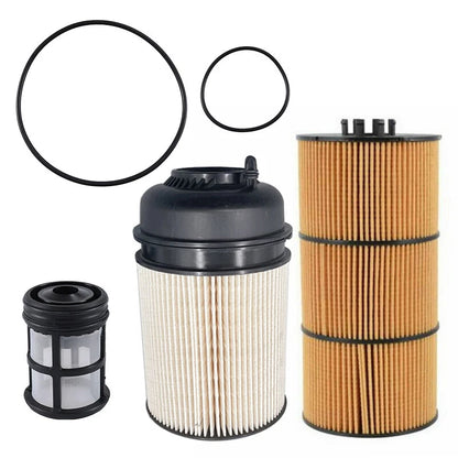Oil & Fuel Filter Kit for Detroit Diesel DD13 DD15 DD16 Freightliner (2010-2023)