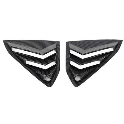 Carbon Fiber Quarter Rear Window Louver Covers for Corvette C8 (2020-2024)