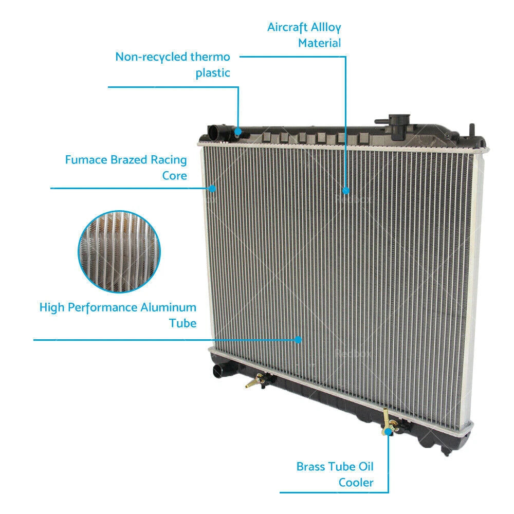 Radiator for Nissan Elgrand E50 E51 2.5 3.5L V6 VQ35DE (2000-2008)
