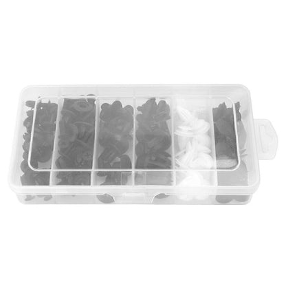 100 Pcs Car Body Push Pin Rivet Fasteners for Various Makes & Models