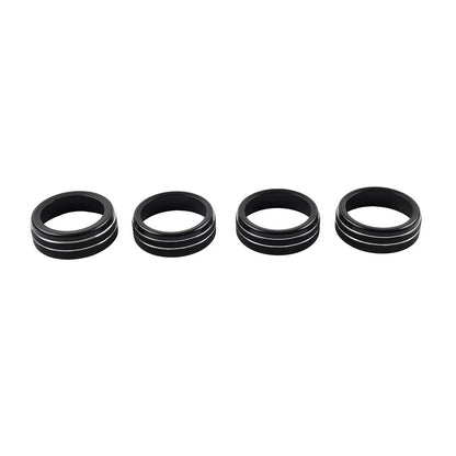 AC Climate Control Knob Trim for Toyota Tacoma (2016-2023) Black