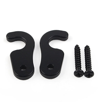 Black Sun Visor Clips for Jeep Wrangler, Gladiator (2018-2023)