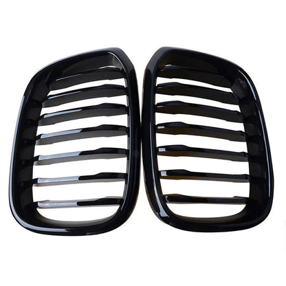 Gloss Black Front Hood Kidney Grille for BMW G01 G02 X3 X4 (2018-2020)