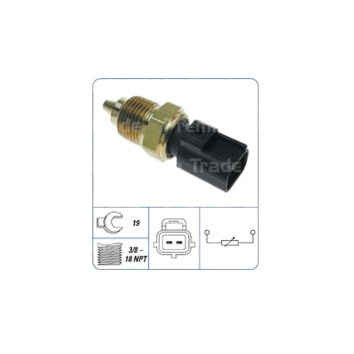 Coolant Temp ECU Sensor AU 8cyl 5.0L for Ford Fairmont (1998 - 2002)