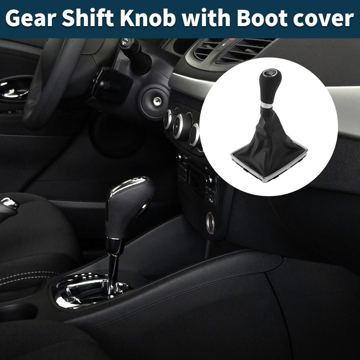 6 Speed Manual Gear Shift Knob & Cover for Mercedes-Benz C-Class (2007-2023)